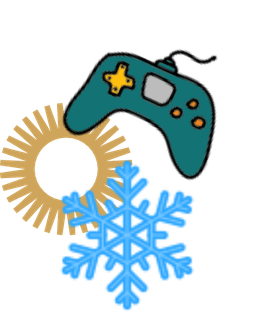 Joystick, sol de la bandera cordobesa y copo de nieve